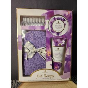 New~Goldessence Bath & Body‎ Collection•Foot Therapy• FRESSIA Gift Set 4 Pc. Set